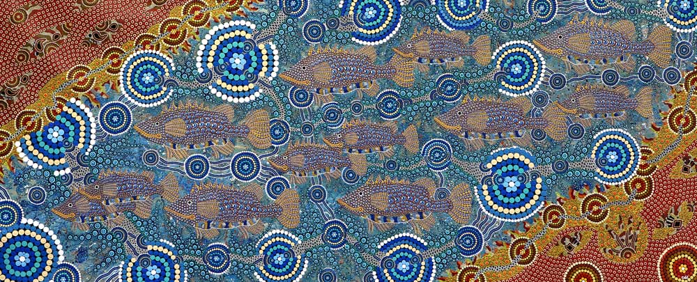 The Art of Carbal | Authentic Indigenous Australian Artwork - Barradmundi Story