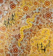 Load image into Gallery viewer, The Art of Carbal | Authentic Indigenous Australian Artwork - Carbal The Carpet Snake
