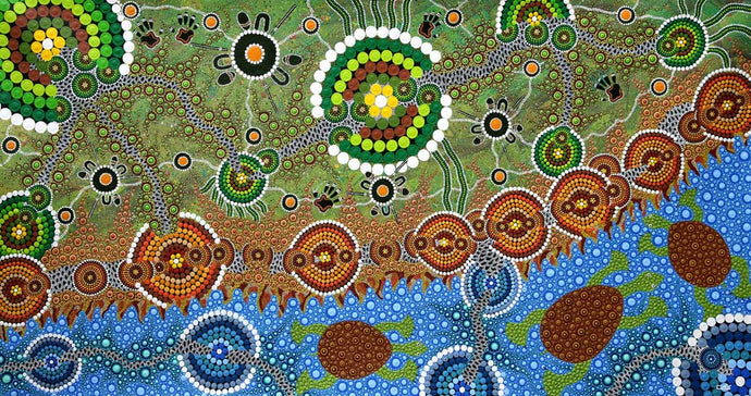The Art of Carbal | Authentic Indigenous Australian Artwork - Freshwater Turtle