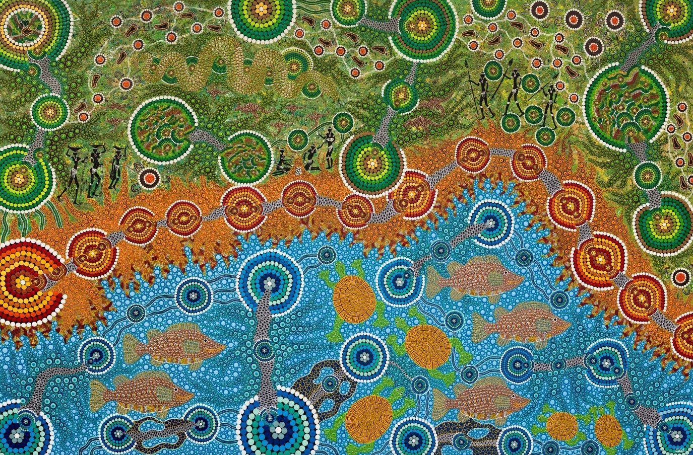 The Art of Carbal | Authentic Indigenous Australian Artwork - Hunters and Gatherers of the Rainforest and Fresh Water