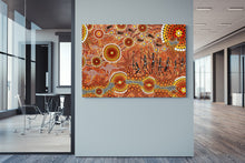 Load image into Gallery viewer, The Art of Carbal | Authentic Indigenous Australian Artwork - Kangaroo Hunt
