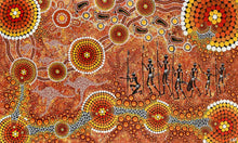 Load image into Gallery viewer, The Art of Carbal | Authentic Indigenous Australian Artwork - Kangaroo Hunt
