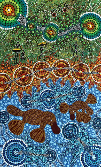 The Art of Carbal | Authentic Indigenous Australian Artwork - Platypus Story